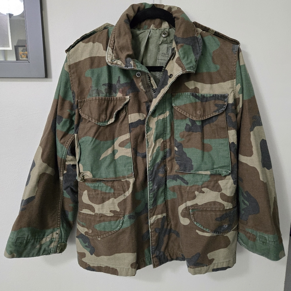 US Army M65 Field Jacket, Camo, XS, X-SHORT - Picture 3 of 16